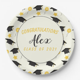 Gratulation Class of Graduate Customize Name Pappteller