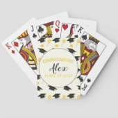 Gratulation Class of Graduate Customize Name Spielkarten (Rückseite)