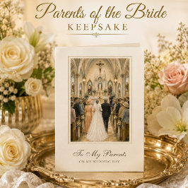 Gratulation der Brauteltern zur Hochzeit Karte