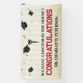 Gratulation Doctor Medical School Abschluss Banner (Vertikal)