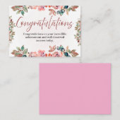 Gratulation Feier Einladung (Vorne/Hinten)