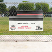 Gratulation für die Red Line des Feuerwehren Ameri Banner (Insitu)