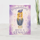 Gratulation Genie! Karte (Vorderseite)