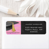 Gratulation Graduate Black and Pink (Insitu)