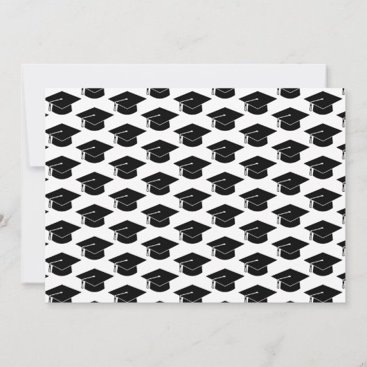 Gratulation Graduate Class of 2021 Black Gold Ankündigung (Rückseite)