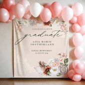 Gratulation Graduate Cowgirl Country Western Wandteppich