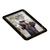 Gratulation Graduate Foto Announcement Magnet (Rechte Seite)