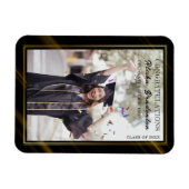 Gratulation Graduate Foto Announcement Magnet (Horizontal)
