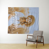 Gratulation Graduate Foto Graduation Party Wandteppich (Beispiel (Horizontal))