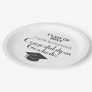 Gratulation Graduate Graduate Party Pappteller