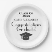 Gratulation Graduate Graduate Party Pappteller (Vorderseite)