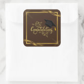 Gratulation Graduate Sticker (Tasche)