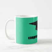 Gratulation Graduation Cap Kaffeetasse (Links)