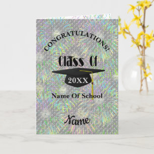Gratulation Graduation Cap Karte