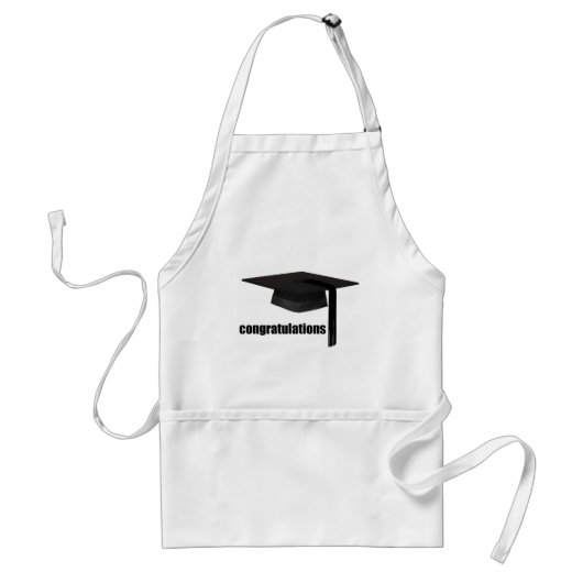 Gratulation Graduation Cap Schürze (Vorne)