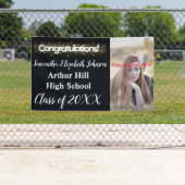 Gratulation Graduation Party Banner (Insitu)