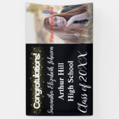 Gratulation Graduation Party Banner (Vertikal)