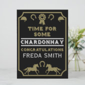 Gratulation Horseback Riding (Stehend Vorderseite)