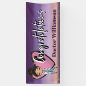 Gratulation ist Arzt Banner (Vertikal)