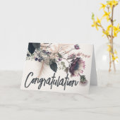 Gratulation karte (Gelbe Blume)