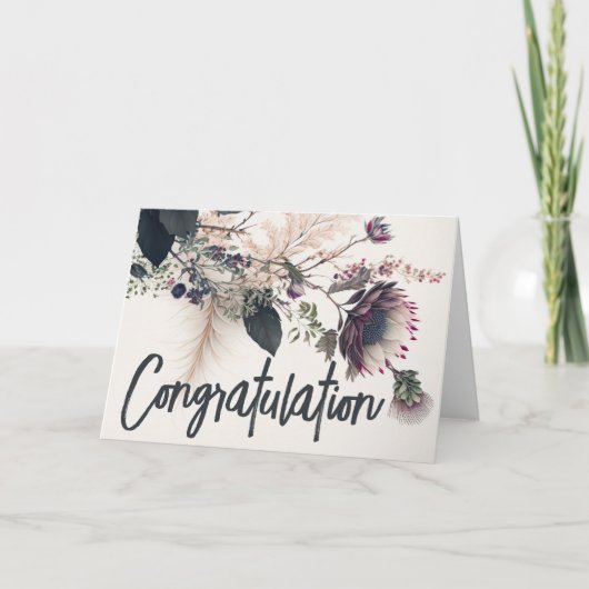Gratulation karte (Vorderseite)