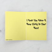 Gratulation Neue Baby Grußkarte Karte (Innenseite)