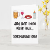 Gratulation Neue Babykarte Karte (Gelbe Blume)