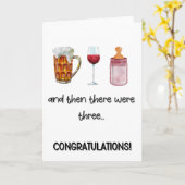 Gratulation Neue Babykarte Karte (Gelbe Blume)