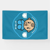 Gratulation New Parents Baby Boy Banner (Horizontal)