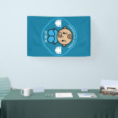 Gratulation New Parents Baby Boy Banner (Messe)