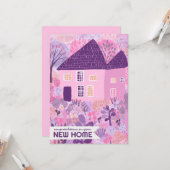 Gratulation New Zuhause Garden Watercolor Niedlich Karte (Vorderseite/Rückseite Beispiel)