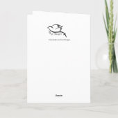 Gratulation Pastor Faltkarte Karte (Rückseite)