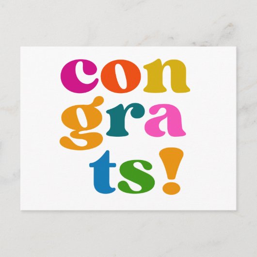  Gratulation Postkarte (Vorderseite)