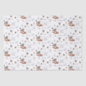 Gratulation zum neuen Pilotprojekt für Babyfox Seidenpapier (Vorderseite)