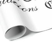 Gratulation zum Text-Wrapper Geschenkpapier (Rolleneckpunkt)