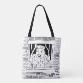 Gratulation zur Flucht Tasche (Rückseite)