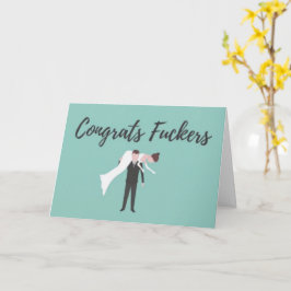 Gratulation zur Hochzeit Grußkarte Karte