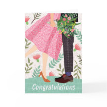 Gratulation zur Hochzeit Grußkarte