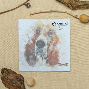 Gratulation zur neuen Hundkarte Karte