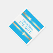 Gratulation zur Verlobung! Individuell, elegant Serviette (Ecke)