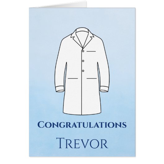 Gratulation zur White Coat Ceremony Arzt (Vorne)