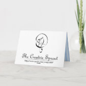 Gratulation - Zwillingskarte Karte (Rückseite)