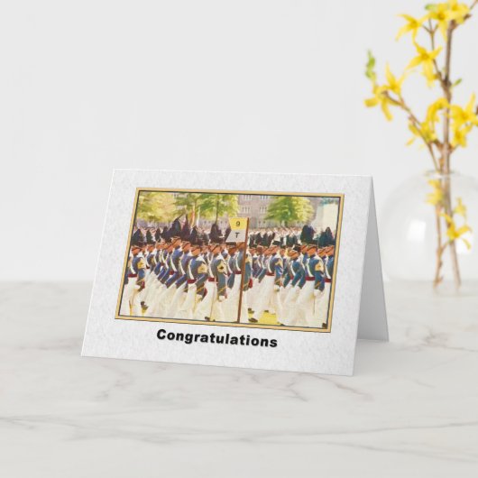 Gratulationen, Appoinment to West Point Karte (Gelbe Blume)