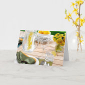 GRATULATIONEN AUF DER NEUEN ZUHAUSE KARTE (Gelbe Blume)