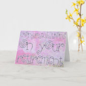 Gratulationen Bezahlung Typografie Watercolor Karte (Gelbe Blume)