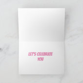 ***GRATULATIONEN*** FEIERN "SIE"! KARTE (Innenseite)