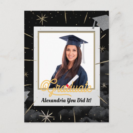 Gratulationen Graduate Graduating Class 2023 Postkarte (Vorderseite)