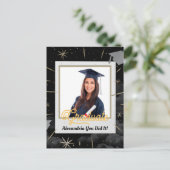 Gratulationen Graduate Graduating Class 2023 Postkarte (Stehend Vorderseite)