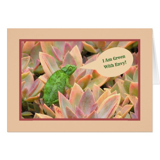 GRATULATIONEN/ICH BIN MIT ENVY/GRÜNEN LIZARD GRÜNE (Vorderseite (Horizontal))