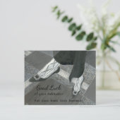 Gratulationen Neue Job Postkarte (Stehend Vorderseite)